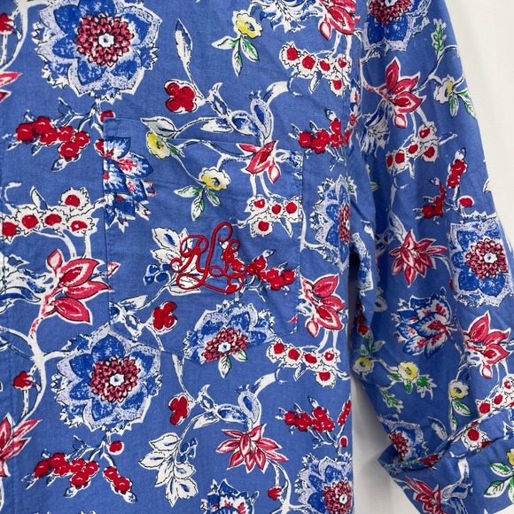 Ralph‎ Lauren Intimates Sleepwear Women's Sm Floral Print Button Down Nightgown - Picture 4 of 7